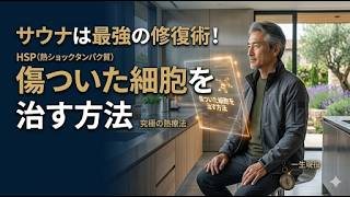 「サウナとHSP」。ヒートショックプロテインを誘導し、傷ついたタンパク質を修復する究極の熱療法