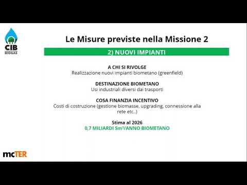 Biometano agricolo per la transizione energetica