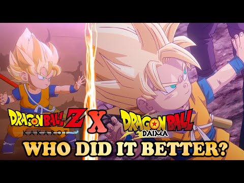 Something about Giorgio vs Goku (Daima) DBZ Kakarot x DB Daima