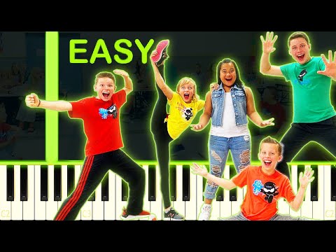 Being Awesome! Ninja Kidz - EASY Piano Tutorial