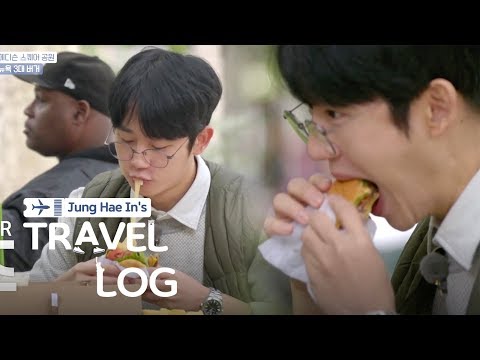 Jung Hae In Finishes Three Burgers All At Once [JungHaeIn’s Travel Log Ep 2]