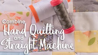 Make a Table Topper with Corey Yoder | Part 1 - Hand Quilting &amp; Machine Quilting | Fat Quarter Shop