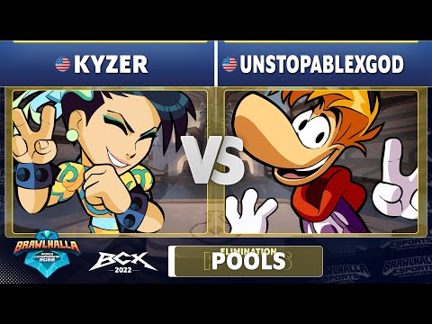 Kyzer vs. UNSTOPABLExGOD - Elimination Pools - Brawlhalla World Championship 2022