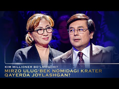 Kim Millioner Bo‘lmoqchi? - MIRZO ULUG‘BEK NOMIDAGI KRATER QAYERDA JOYLASHGAN?