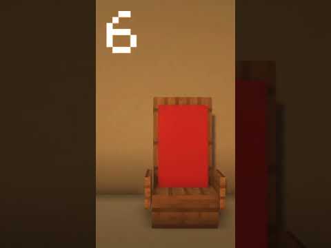 10 EPIC Minecraft Chair Designs in 10 Seconds!!!