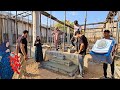 Rebar Work Completed New Stairs Built For Milad S House An Air Conditioner For Milad S Cabin