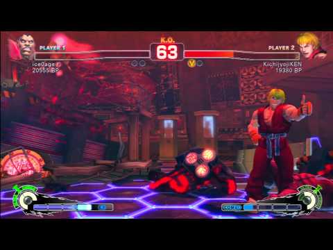 SSF4 Rank Match  ice0age r (BO)  vs  KichijyojiKEN (KE)