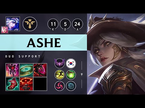 Ashe Support vs Alistar - KR Master Patch 25.20