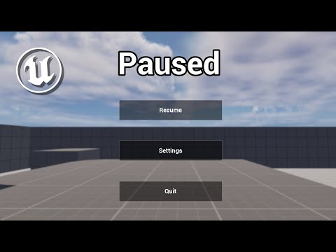 Unreal Engine 5 Tutorial: How to make a Pause Menu!