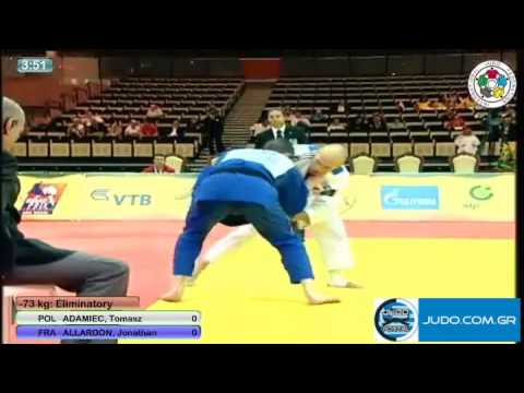 Judo Grand Prix Abu Dhabi 2011 -73kg ADAMIEC (POL)-ALLARDON (FRA)
