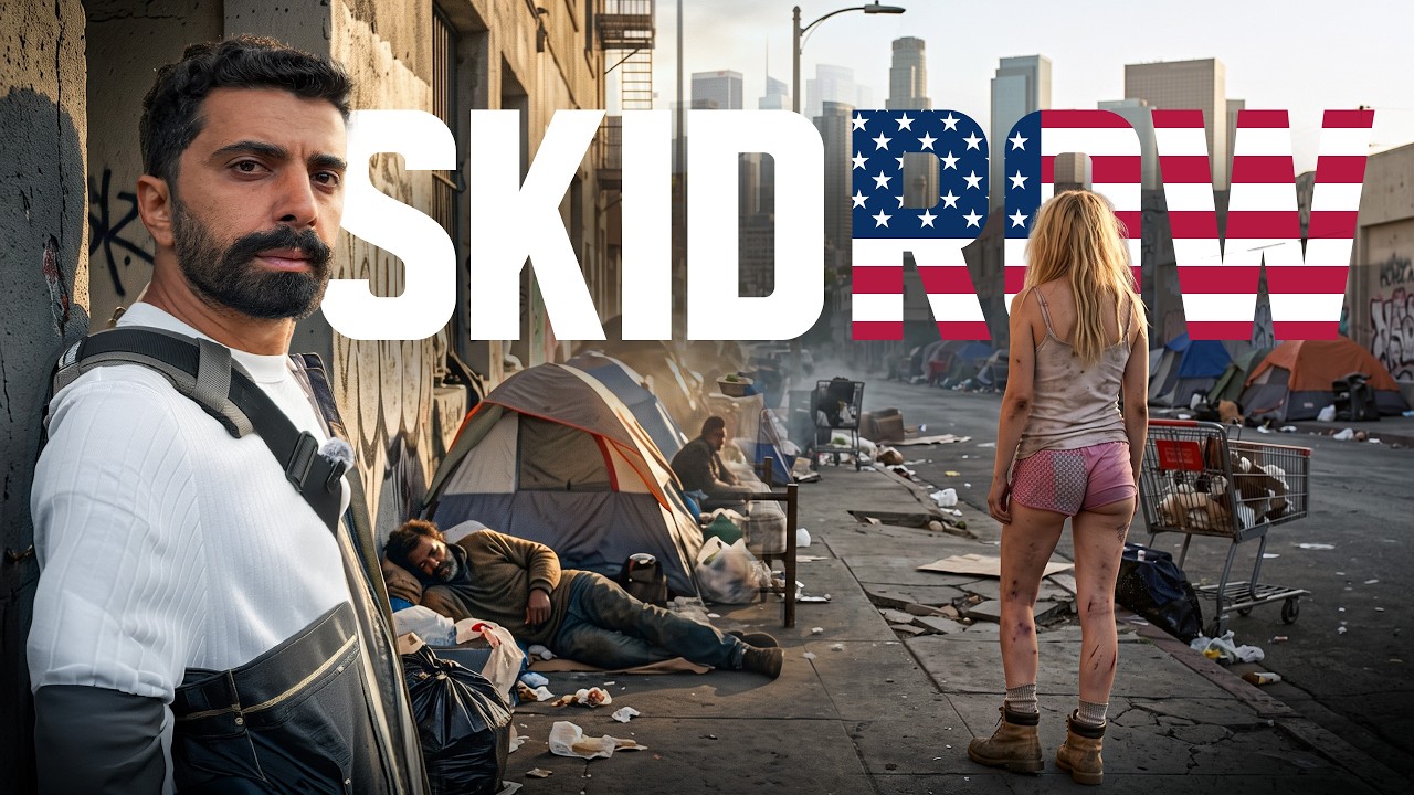 Amerikanın Zombi Mahallesine Girdik! Tehlikeli Denilen SKİD ROWda Başımıza Gelenler? / 780