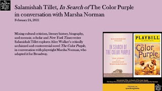 Salamishah Tillet with Marsha Norman, In Search of The Color Purple
