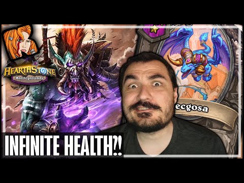 INFINITE HEALTH TARECGOSA BUILD! - Hearthstone Battlegrounds