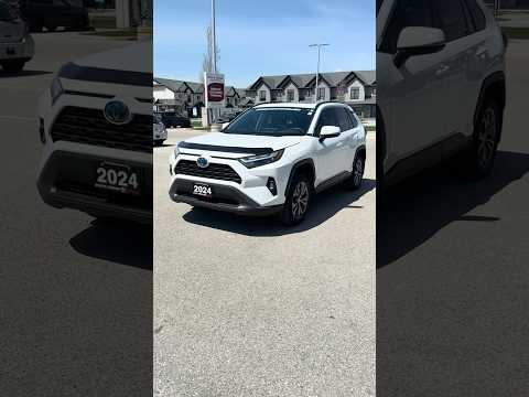 2024 Toyota RAV4 Hybrid XLE AWD in White for sale at North London Toyota in London, ON