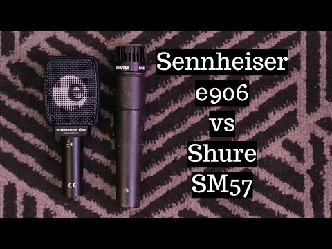 Shure SM57 vs Senneheiser e906 Guitar Amp Microphone Shootout