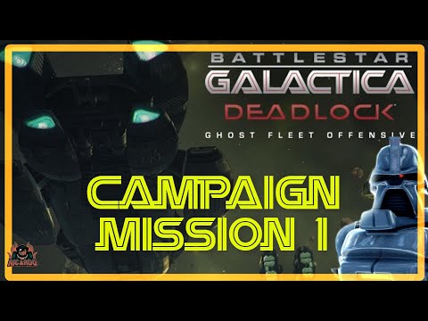Ghost Fleet Offensive | Battlestar Galactica Deadlock RTS 1st look and Mission 1
