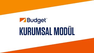 Budget Kurumsal Modül