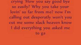 Taylor Hicks: Heaven Knows lyrics