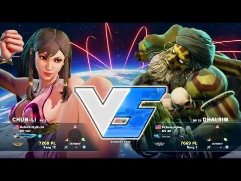 Ricky Ortiz ( Chun-li ) VS FchampRyan ( Dhalsim ) HD 1080p - Street Fighter 5