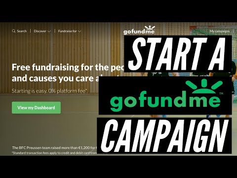 How to Start a GoFundMe Campaign - YouTube