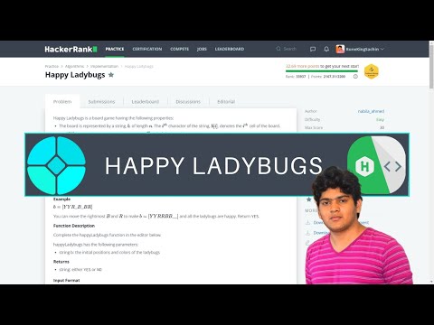 Hackerrank Happy Ladybugs Python Solution