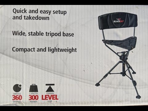 Blackout TL360 Tripod Chair - Out of Box Review
