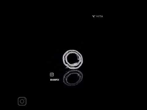 Real diamond pendant set, packaging type: paper packet