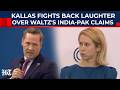 Viral Munich Moment US Envoy S India Pak Credit Grab Met With Kallas Uncontrollable Almost Laugh