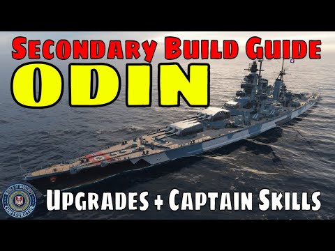 Odin German Battleship Secondary Build World of Warships Wows Guide