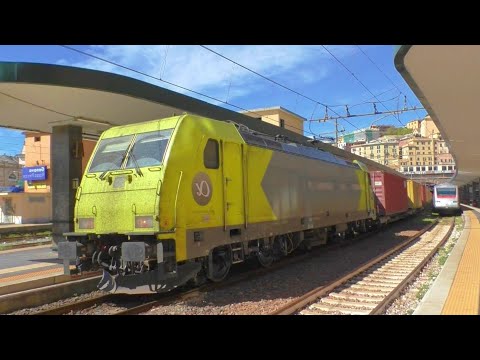 Treni in transito merci e passeggeri nel nodo di Genova!