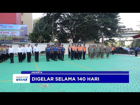POLRES METRO JAKBAR GELAR APEL PASUKAN AMANKAN PILKADA SERENTAK 2024