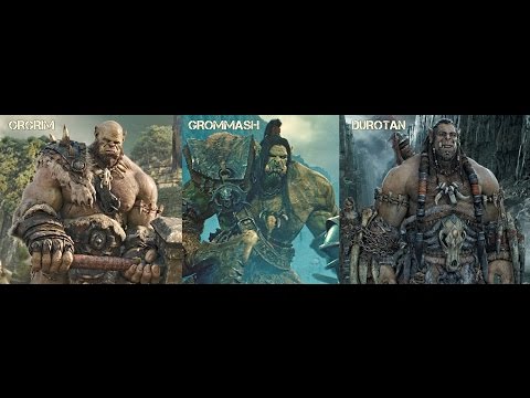 Warcraft - Orc Legends (Durotan, Orgrim Doomhammer & Grommash Hellscream)