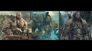 Warcraft Movie - Orc Legends (Durotan, Orgrim Doomhammer &amp; Grommash Hellscream)