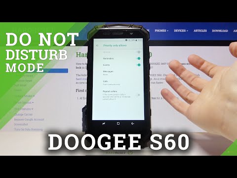 How to Enable Do Not Disturb Mode on DOOGEE S60 – Turn On Do Not Disturb Mode