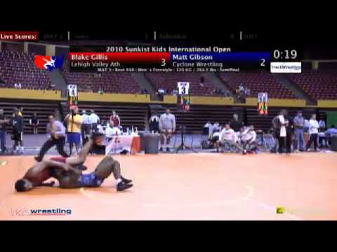Sunkist Open - Freestyle - 120kg Semifinals - Blake Gillis vs. Matt Gibson