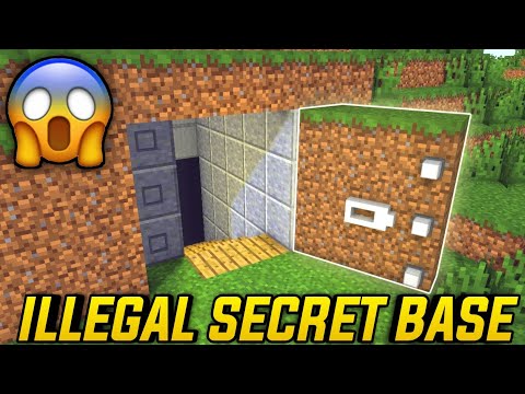 😱 How To Make Most Secret Base In MINECRAFT #shorts