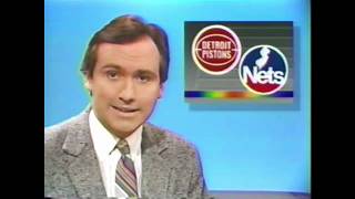 Detroit Pistons vs. New Jersey Nets - 1987 SportsCenter Highlights