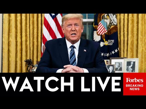 Video | WATCH LIVE: President Trump Delivers Prime-Time Address To The Nation From The White House