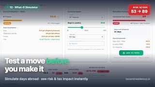 What Happens If I Stay 90 Days in Portugal? (Tax Residency Simulator)