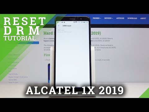 How to Restore DRM License in ALCATEL 1X 2019 - Reset Digital Rights Management