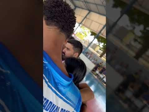 Aquecimento antes do jogo de futsal Jets na cidade de Palmeirópolis Tocantins