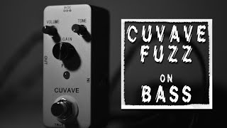 Video thumbnail for Cuvave Fuzz on BASS (24€ fuzz pedal) by About Knob