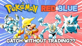 How to Catch TRADE EVOLUTION Pokemon in Pokemon Red & Blue | Pokemon Red & Blue Pre-Playthrough #9