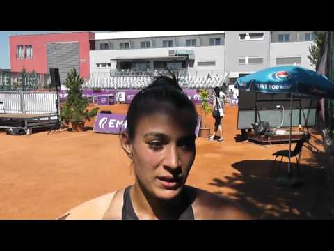 EMPIRE Slovak Open 2017: QF, interview, Veronica CEPEDE ROYG (PAR) – Kurumi NARA (JPN) 7-5 6-4