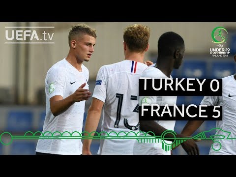 #U19EURO highlights: Turkey 0-5 France