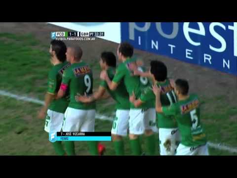 Gol de Vizcarra. Ferro 1 - Guillermo Brown 1. Fecha 25. B Nacional 2015. FPT