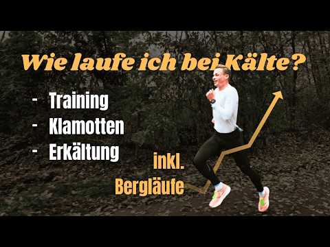 Berganläufe, Klamotten und Erkältungen: Wie läuft man im Winter 🥶👟 | running in the cold