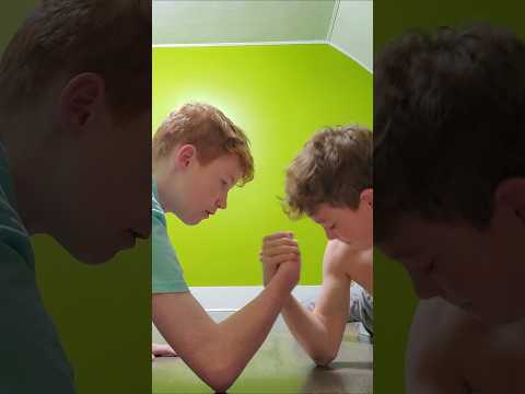 Strong 10 year old vs 15 year old arm Wrestle challenge who will win? #armwrestling