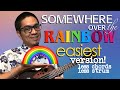 Somewhere Over The Rainbow Iz Ukulele Tutorial Easiest Version