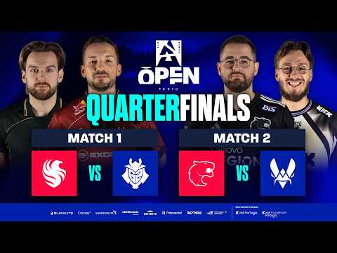 BLAST Open Porto 2026, Quarterfinals - Falcons vs G2, FURIA vs Vitality